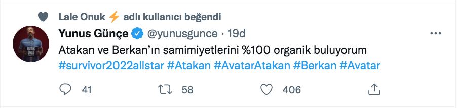 yunus gunce den olay berkan atakan yorumu